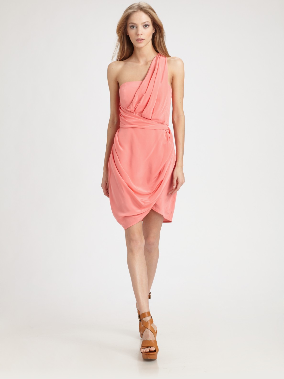 zimmermann one shoulder dress