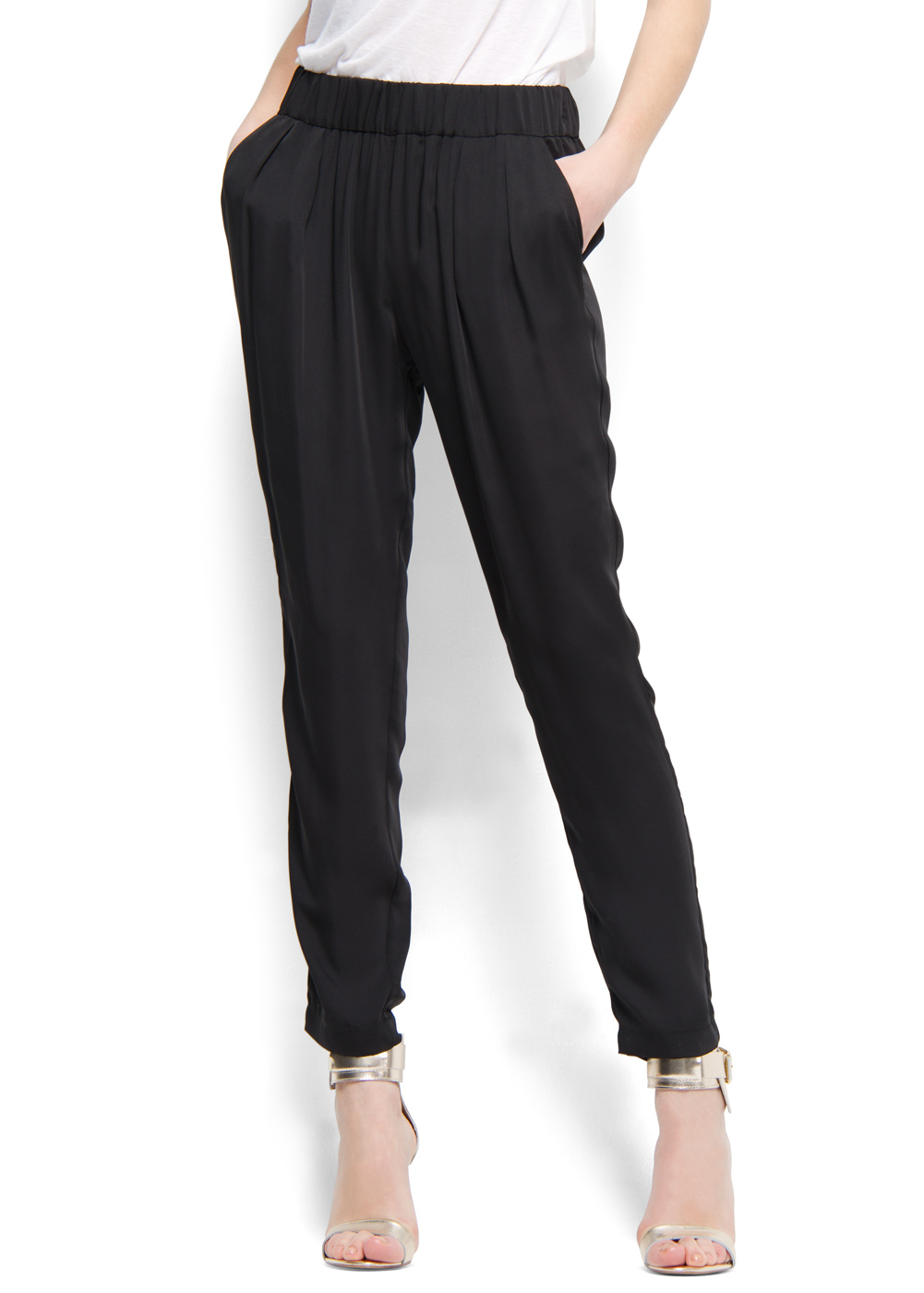 mango plaid pants