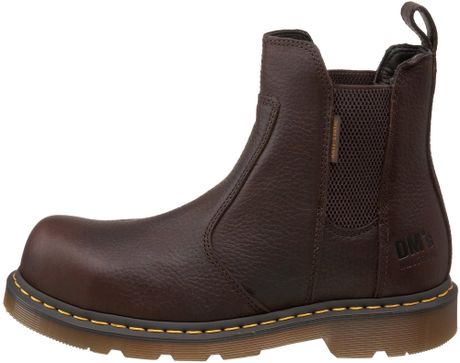 Dr. Martens Fusion Safety Toe Chelsea Boot in Brown for Men (bark) | Lyst