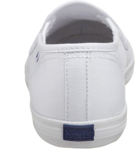 Keds Champion Slip-on Sneakers in White (white canvas) | Lyst