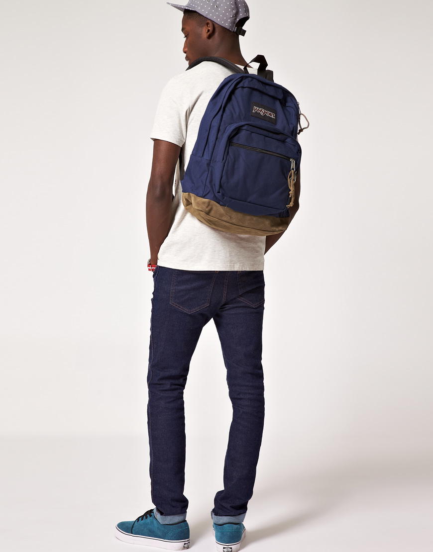 jansport right pack navy blue