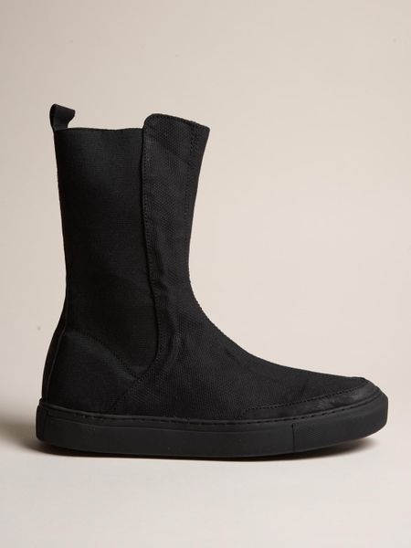 Silent - Damir Doma Sonti Canvas Boots in Black for Men | Lyst
