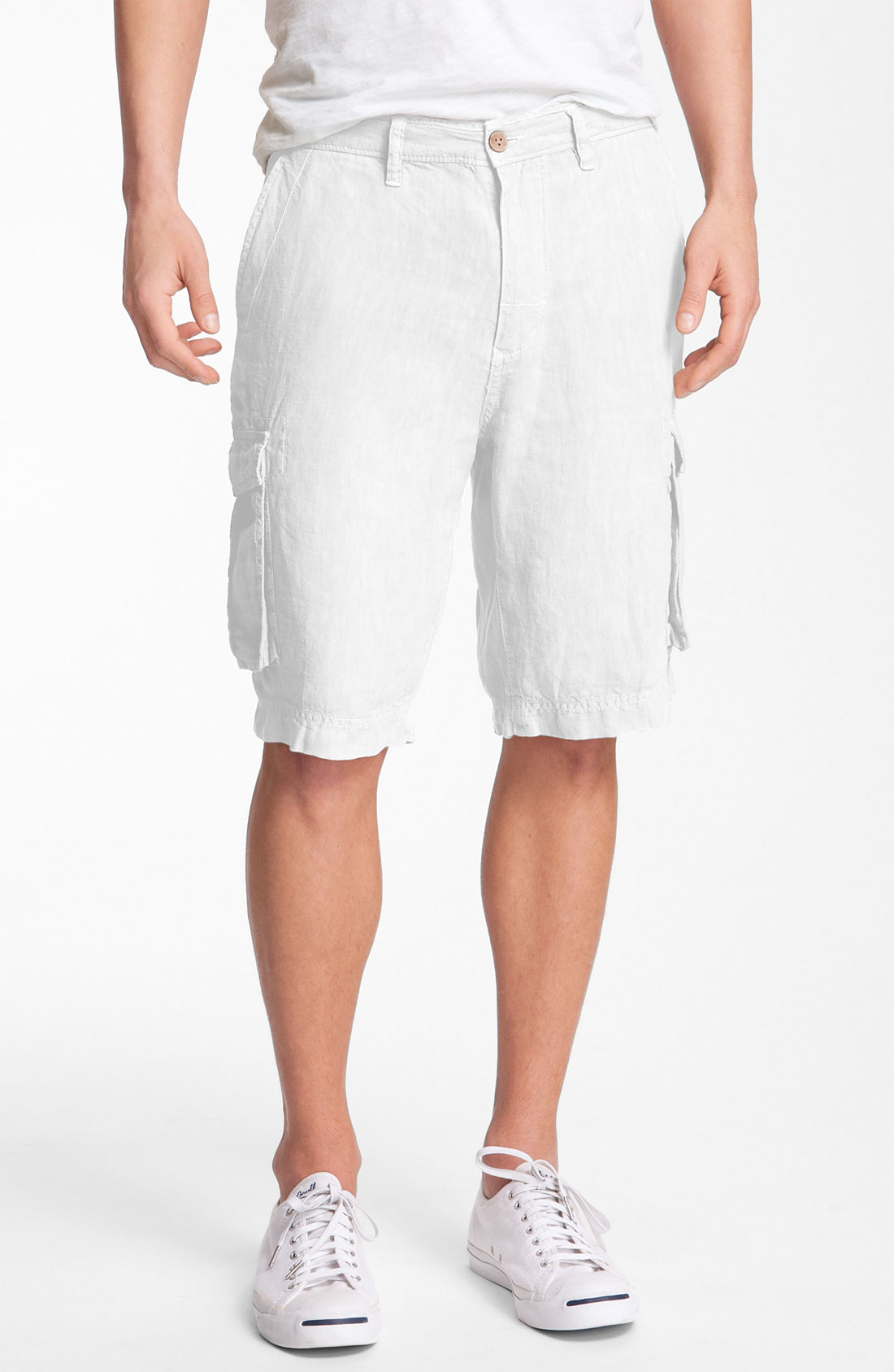 Tommy Bahama Beachy Breezer Linen Cargo Shorts in White for Men | Lyst