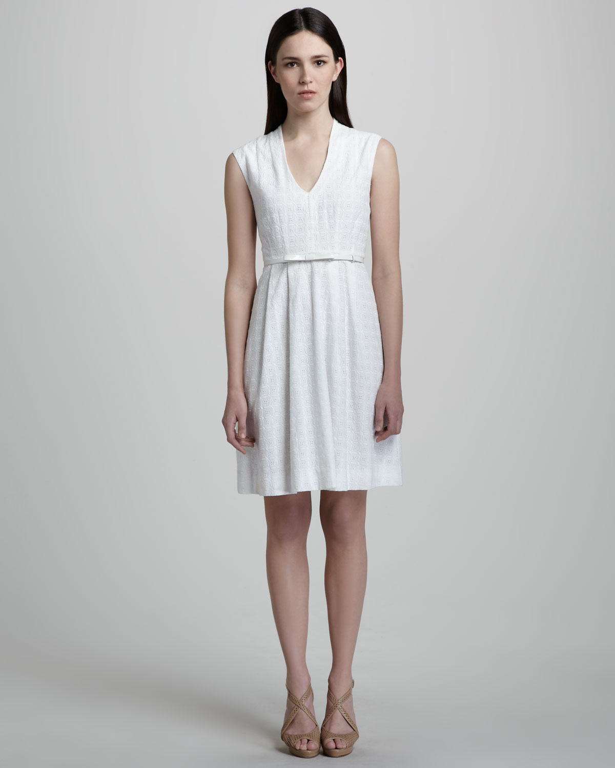 kate spade white eyelet dress
