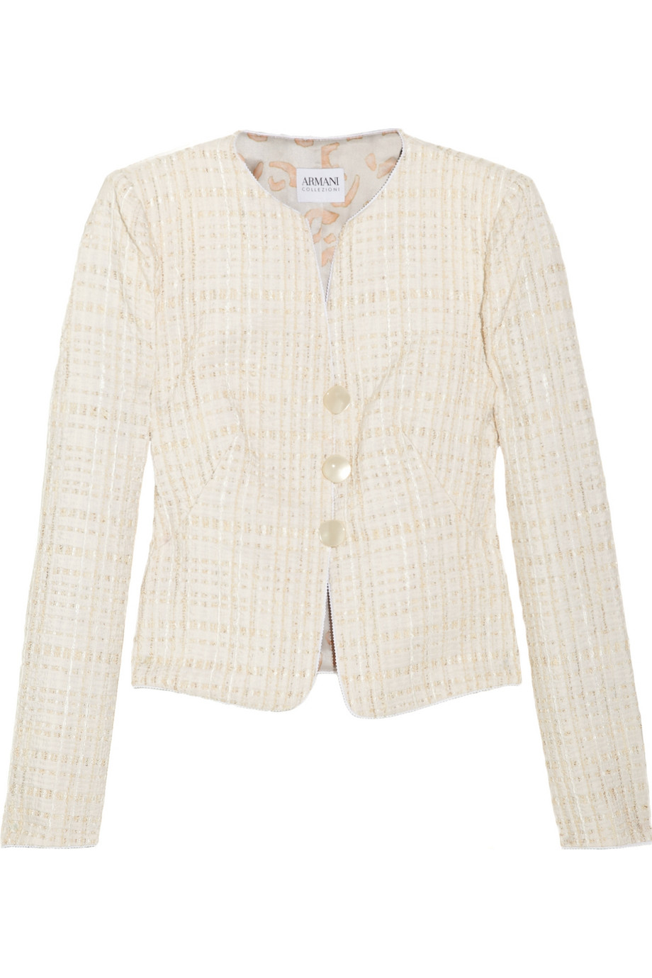 cream boucle jacket