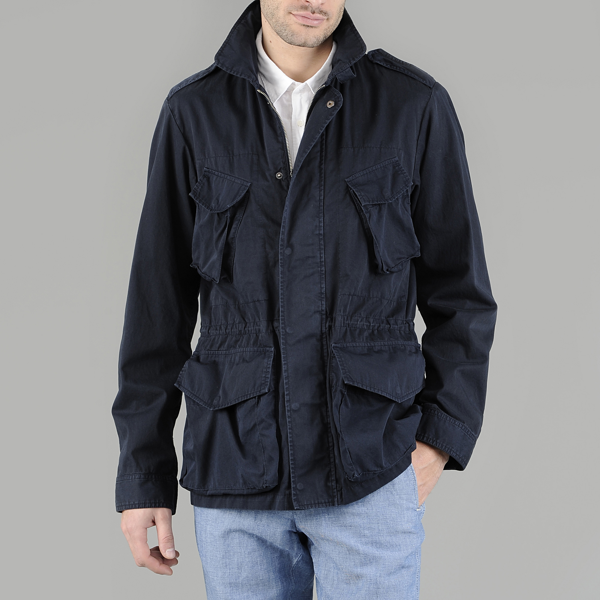 Aspesi Toronto Field Jacket in Blue for Men Lyst