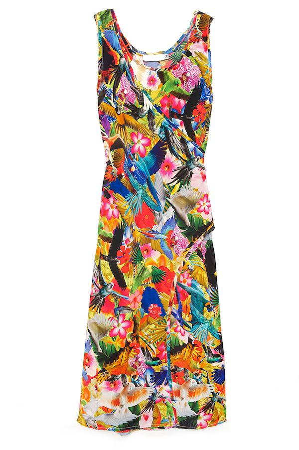 Altuzarra Parrot Print Sleeveless Dress - Lyst