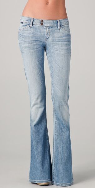 Goldsign Provocative Flare Jeans in Blue | Lyst