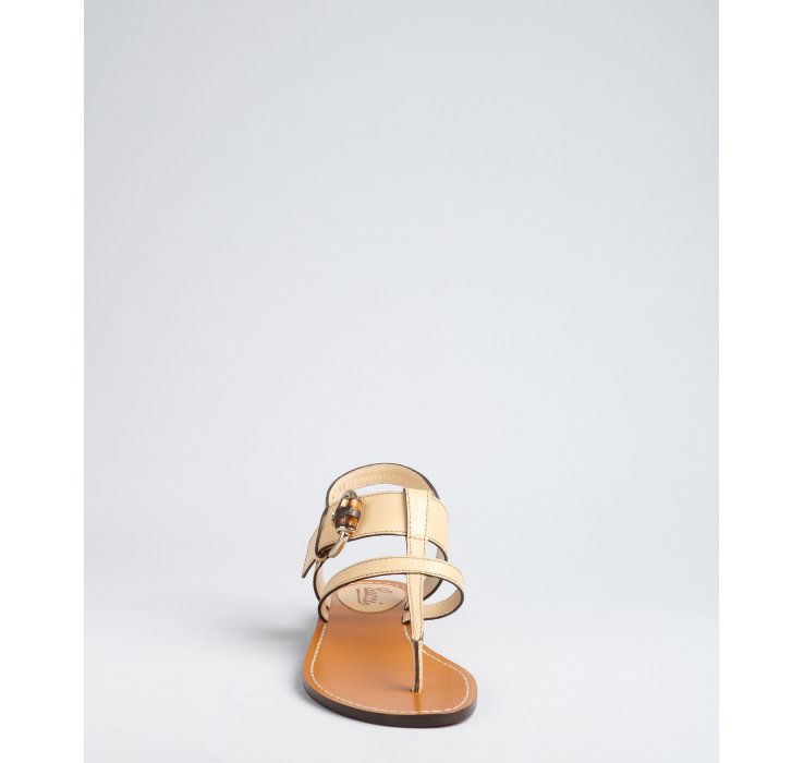 bamboo tan sandals