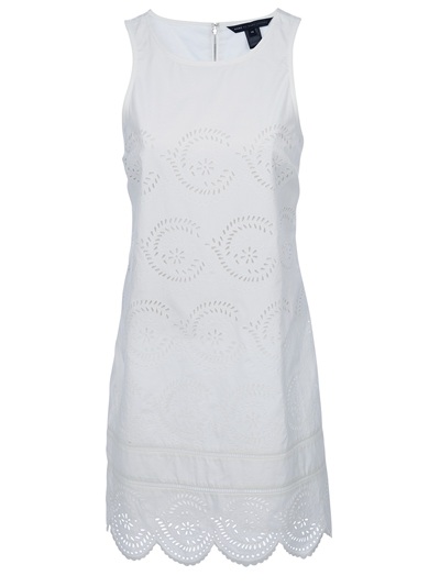 broderie anglaise shift dress