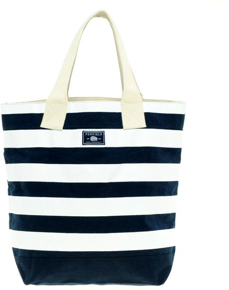 Penfield Tote Bag in Blue for Men (white) | Lyst
