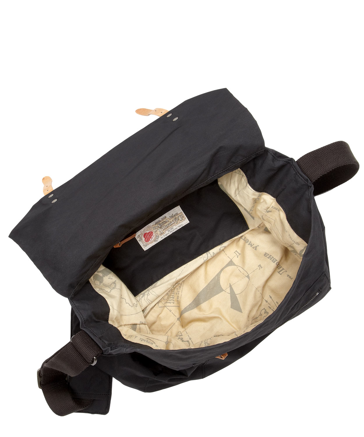 Lyst Ally Capellino Jeremy Waxed Cotton Messenger Bag in Black for Men