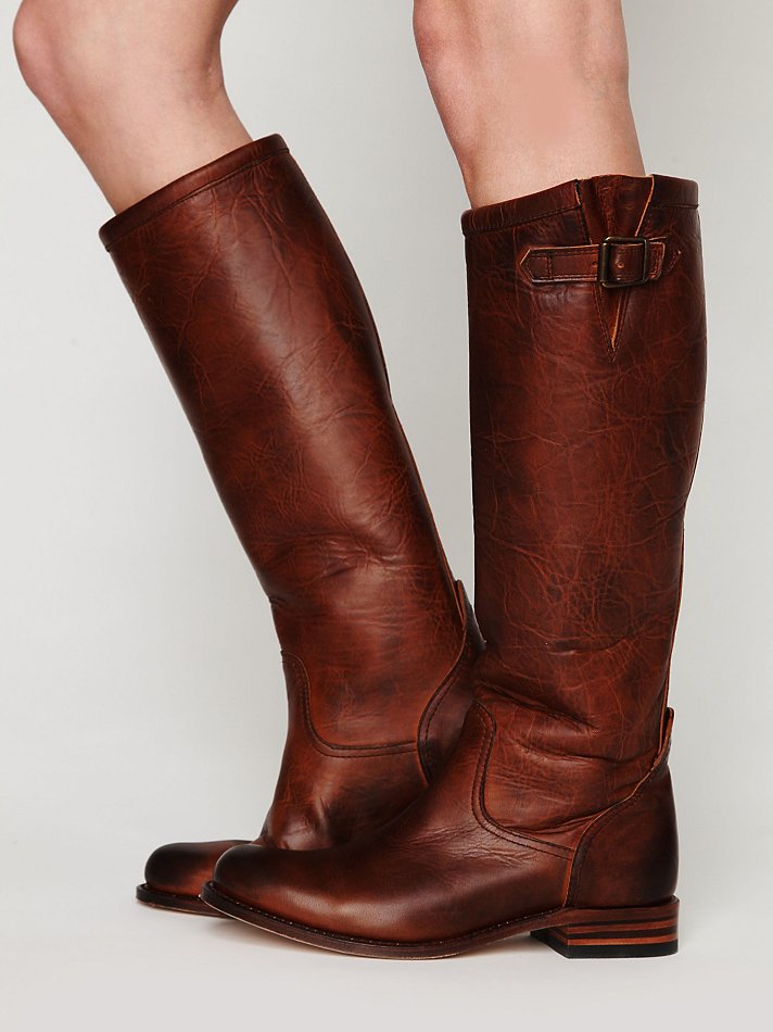 Free people Mercer Tall Boot in Brown Lyst