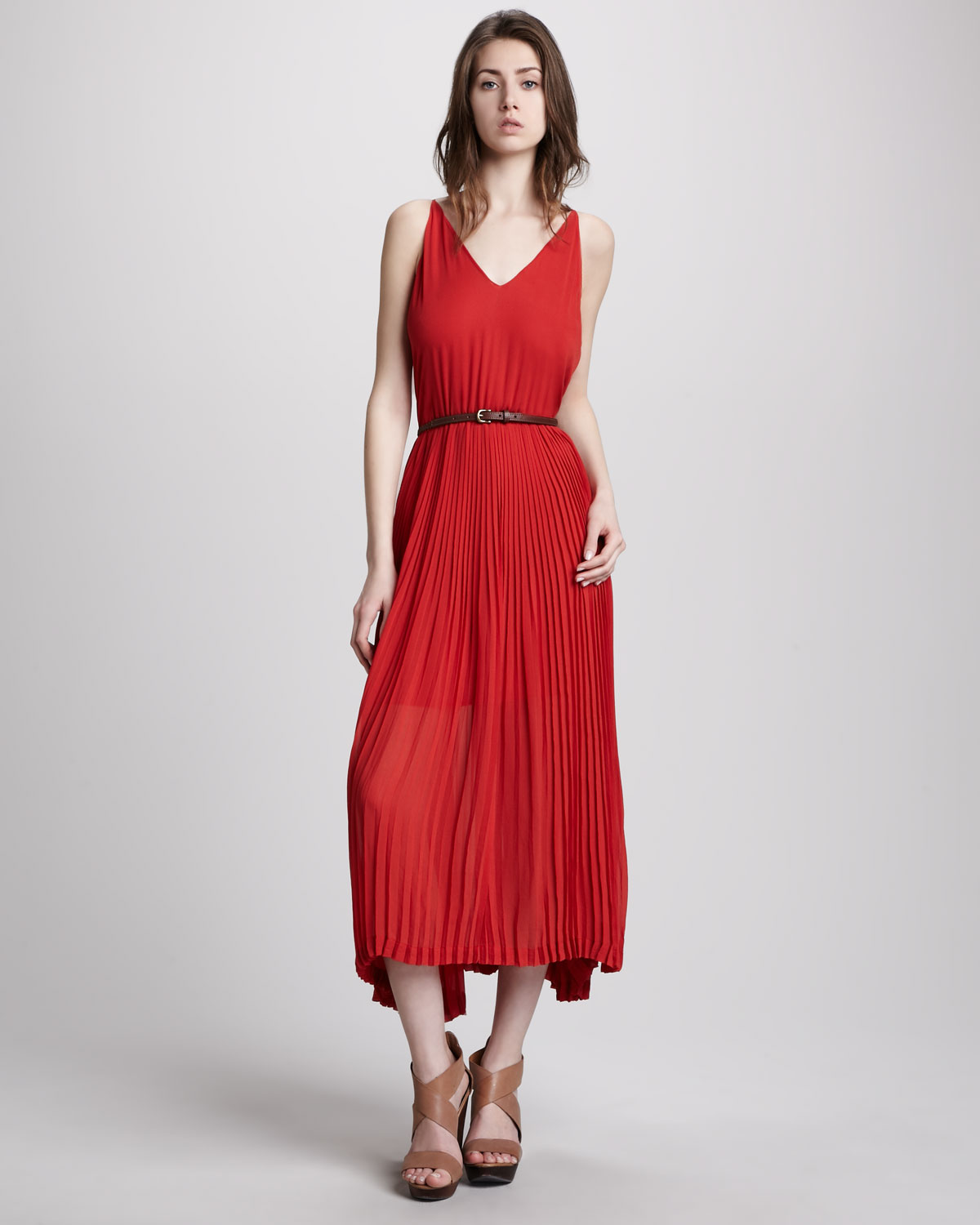 joie red dress