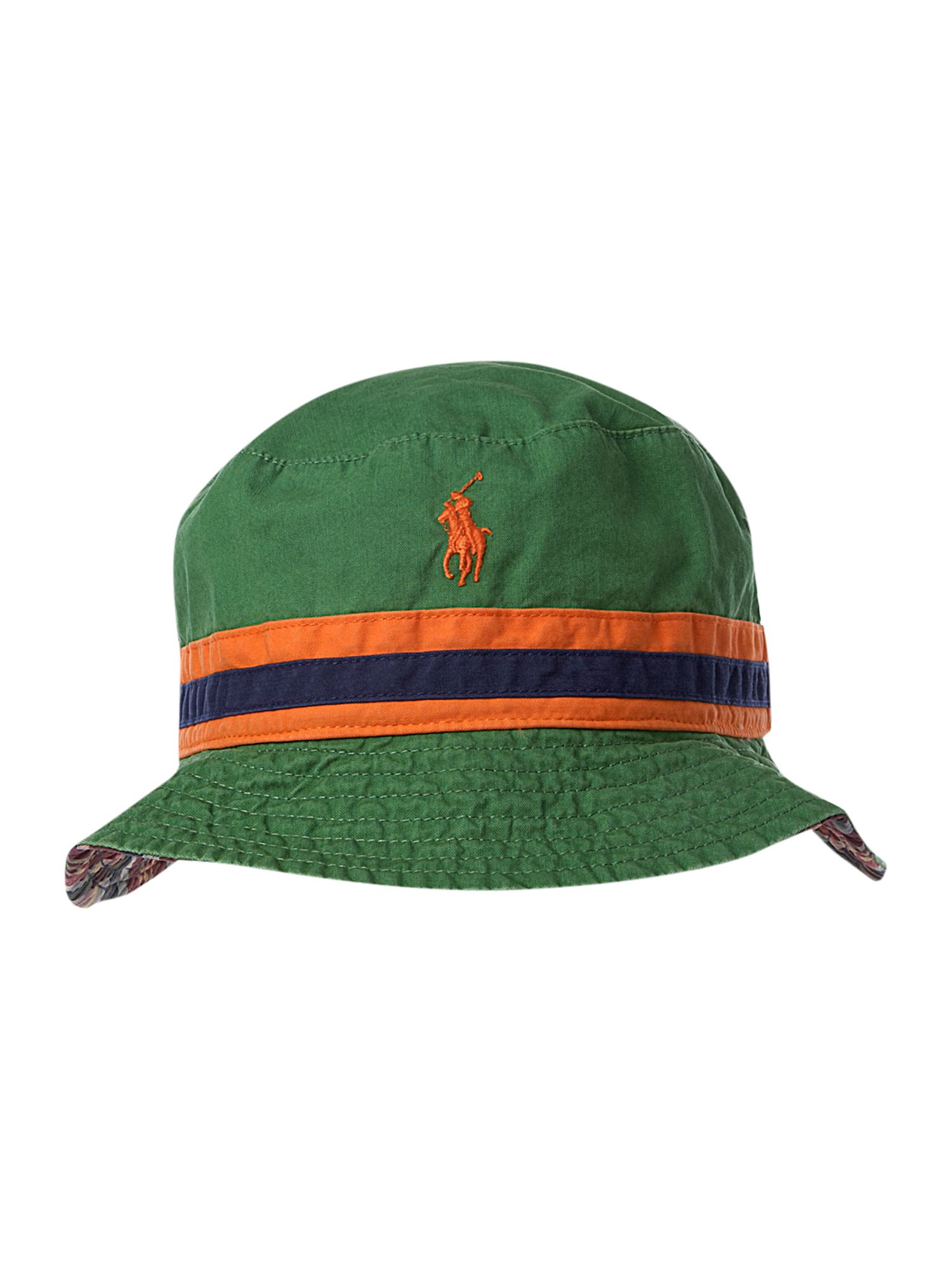 Polo ralph lauren Reversible Bucket Hat in Gray for Men Lyst