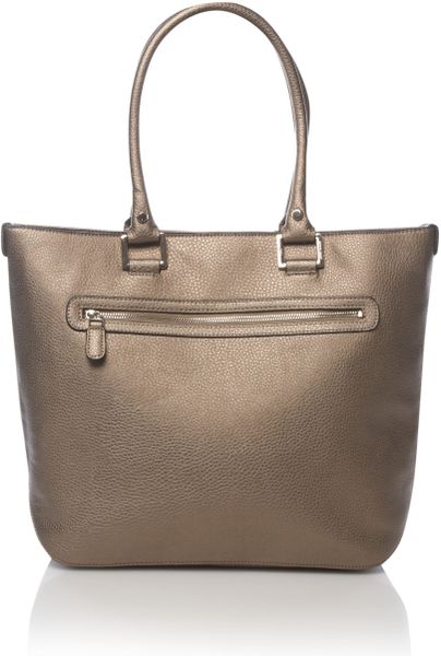Ak Anne Klein Perfect Tote Bag in Gray (bronze) | Lyst