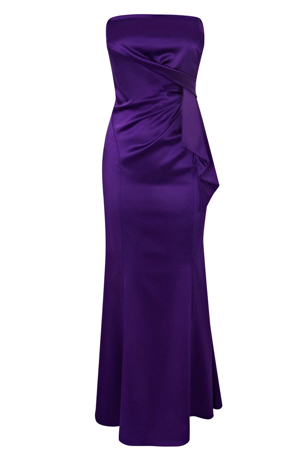 Coast Inica Duchess Satin Maxi Dress in Purple | Lyst
