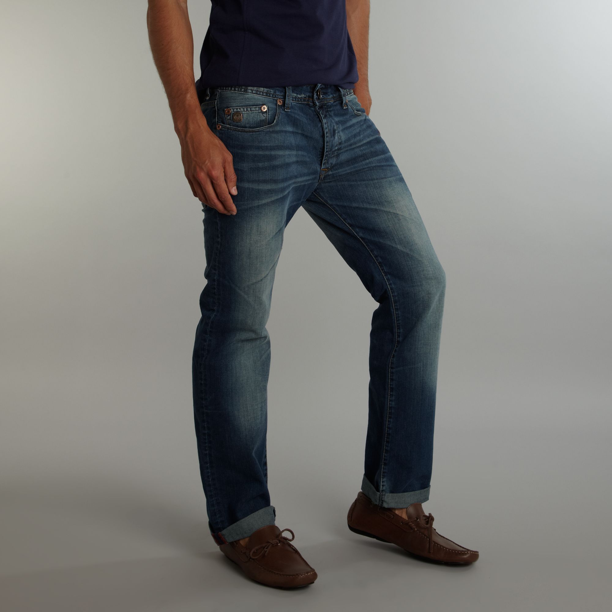 Duck and cover Regular Fit Light Wash Jeans in Blue for ...