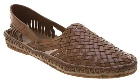 Dune Greece Woven Slipon Shoes in Brown for Men (tan) | Lyst