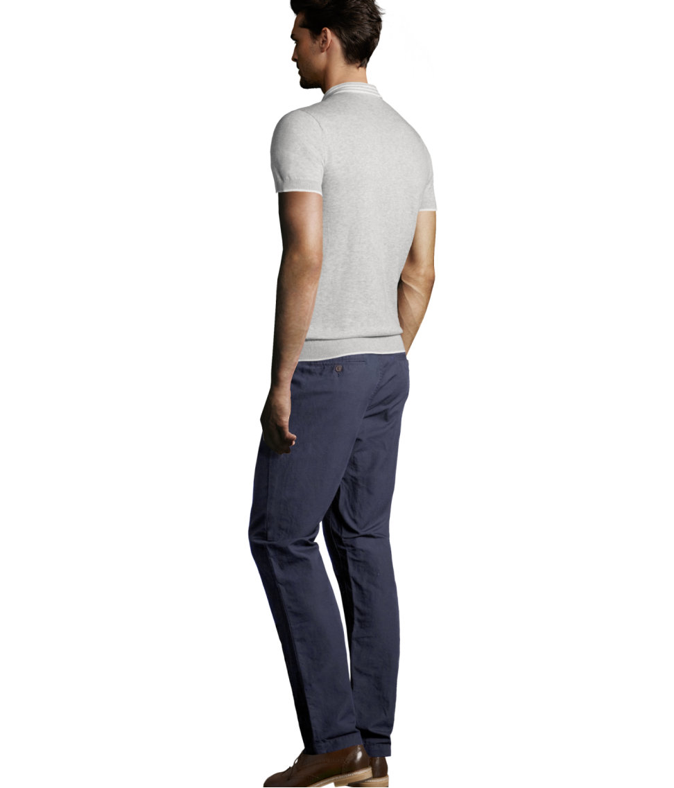 H\u0026M Chinos in Navy (Blue) for Men - Lyst