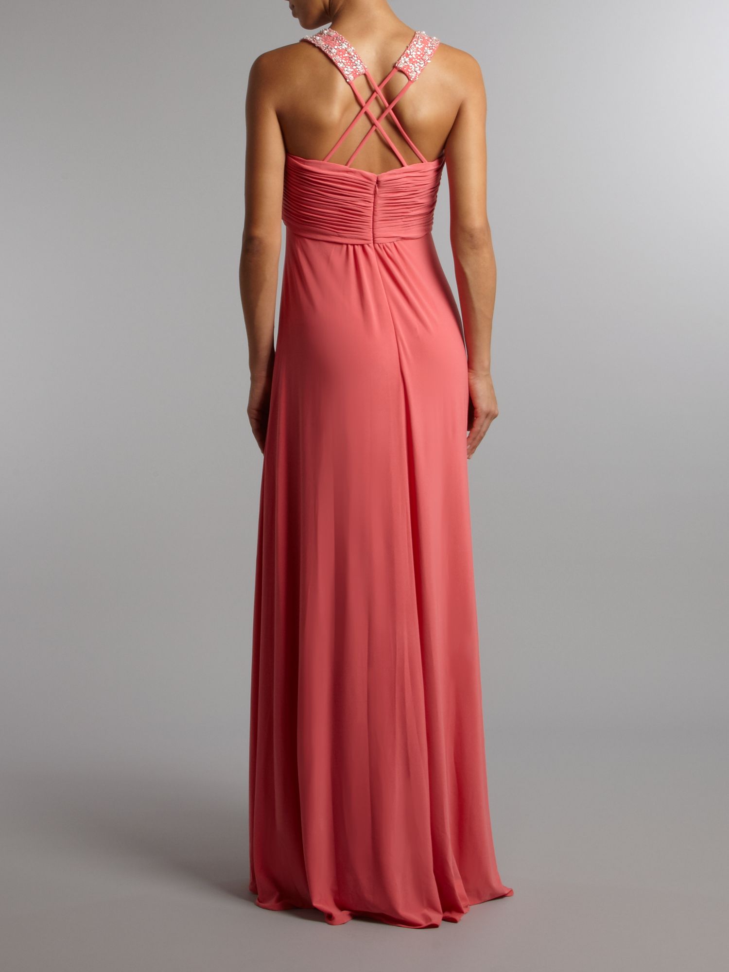 Js collections Beaded Horseshoe Dress in Pink Lyst