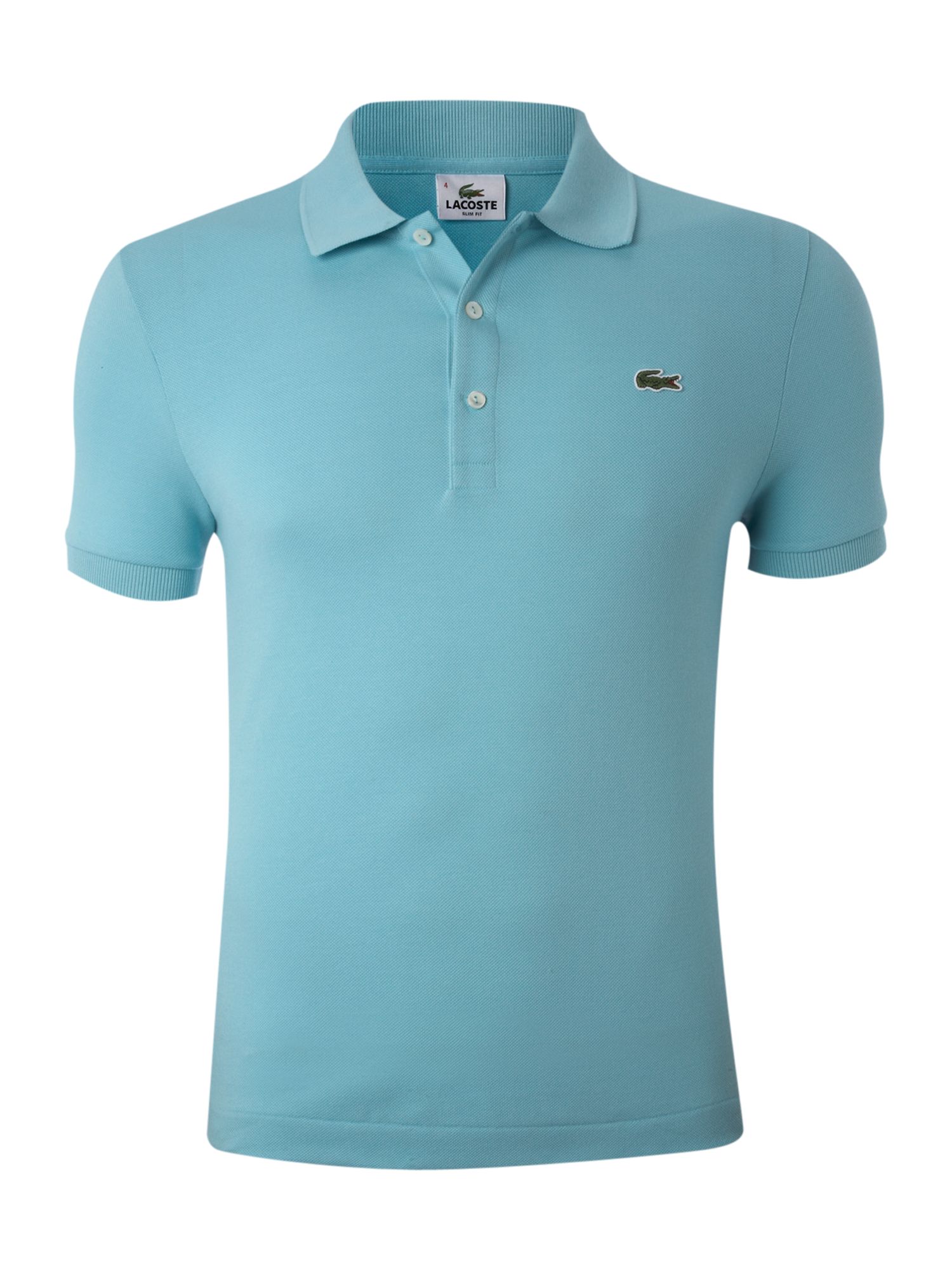 Lacoste Classic Slim Fitted Polo Shirt in Blue for Men (turquoise) | Lyst