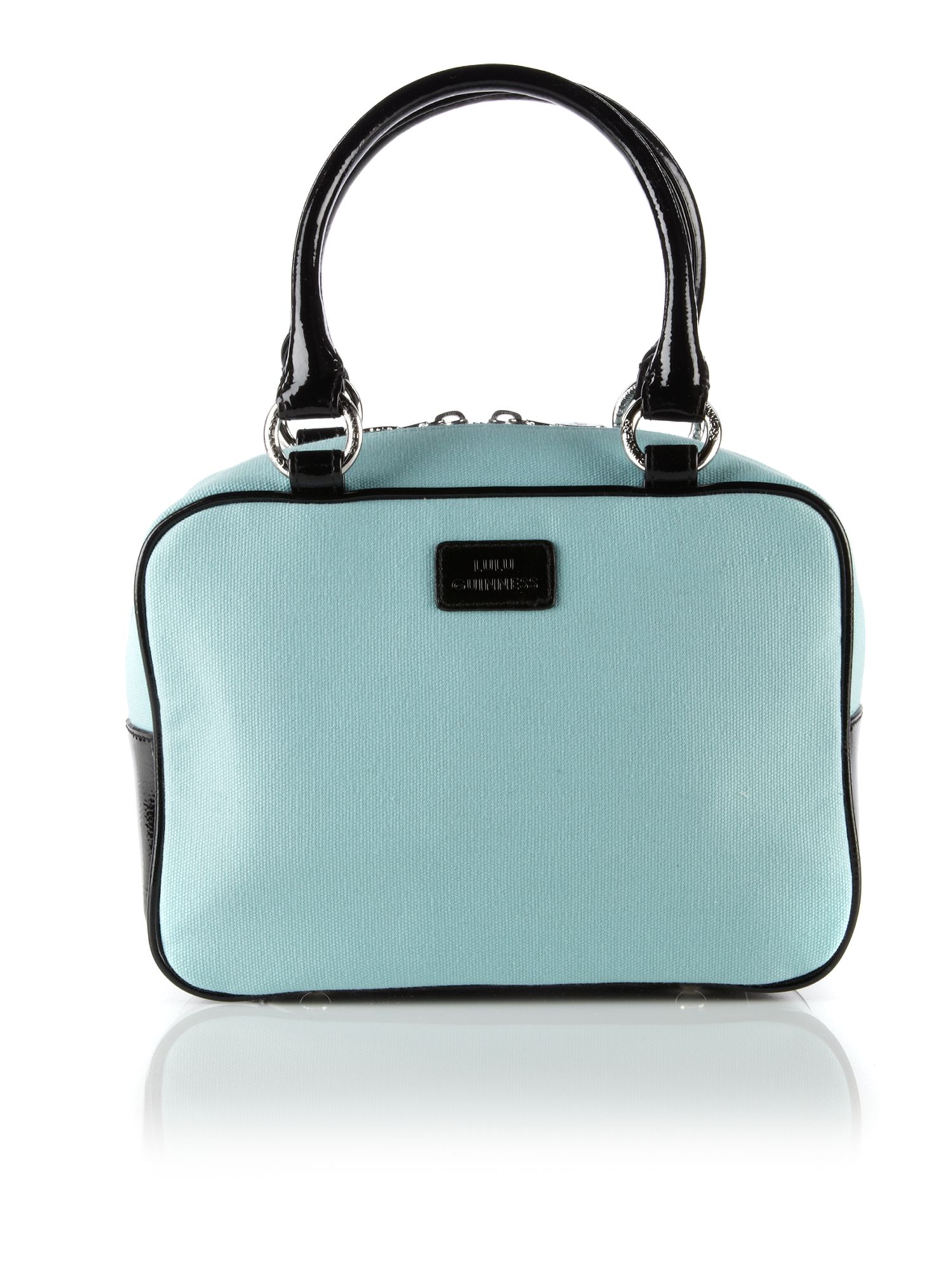 Lulu Guinness Small Jenny Uk Bowling Bag In Blue Lyst Gallery