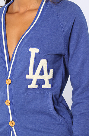dodgers cardigan