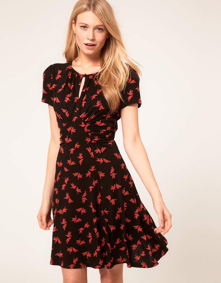 oasis feather dress