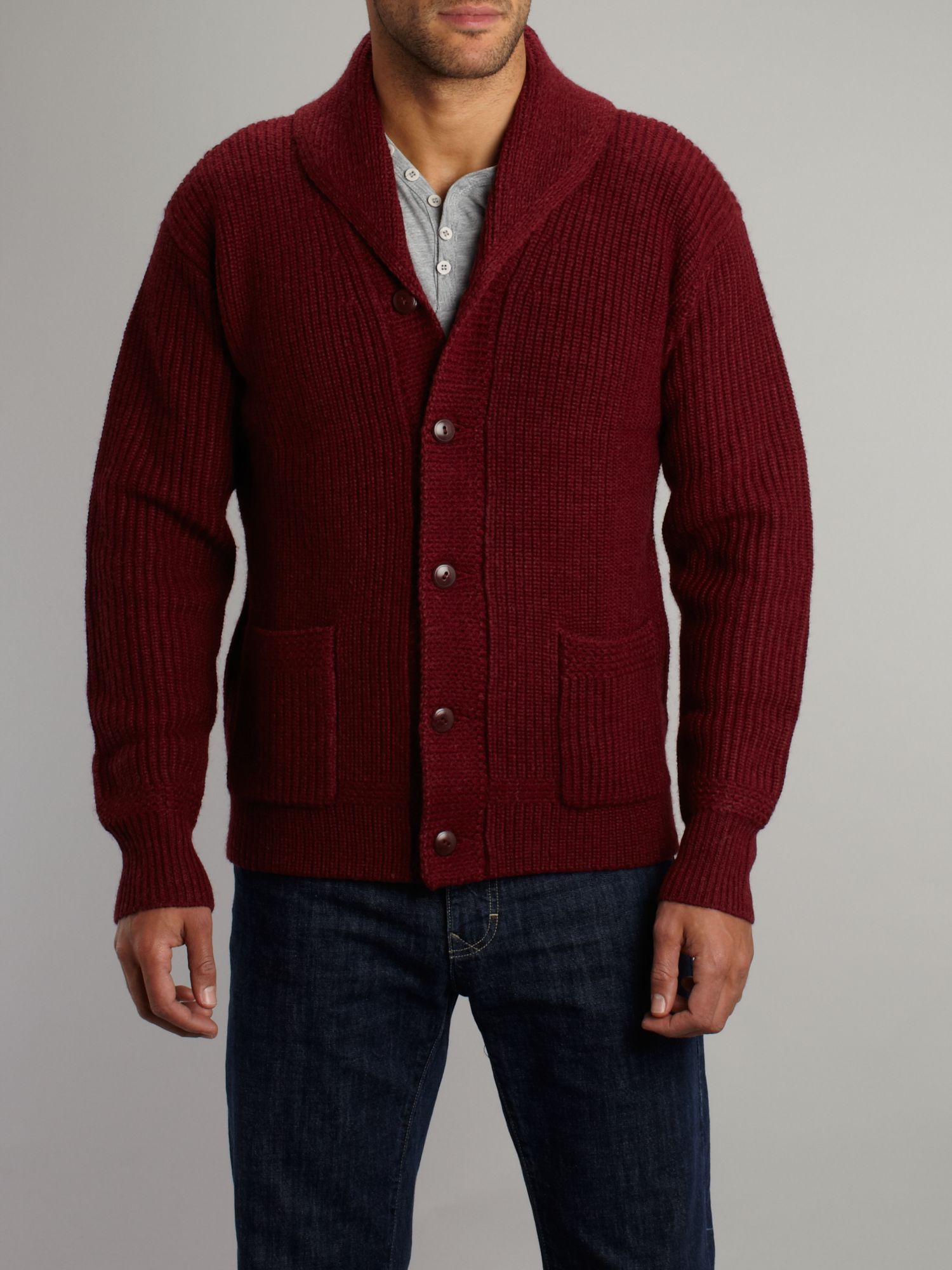 ralph lauren mens shawl cardigan