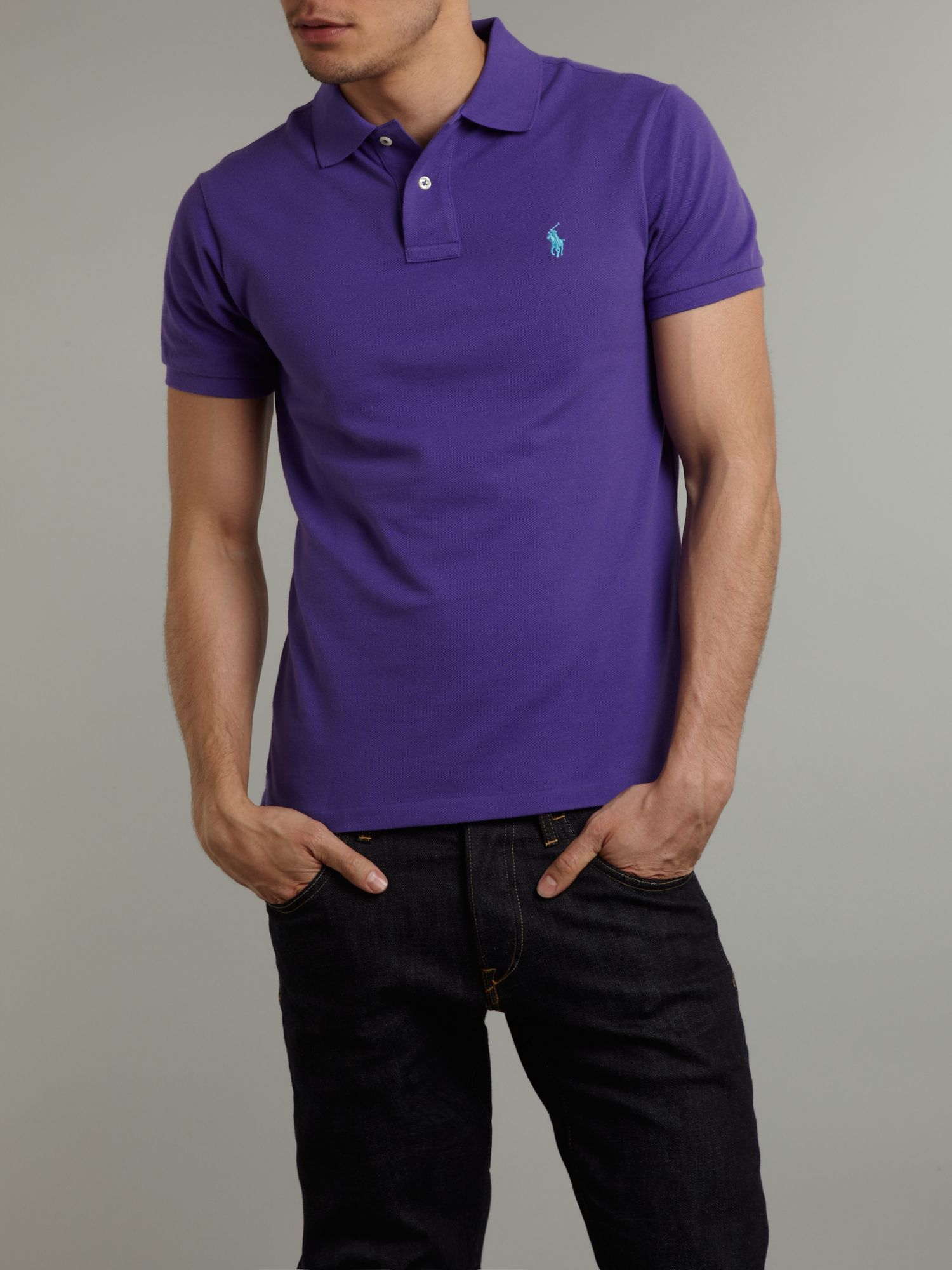 dark purple ralph lauren polo