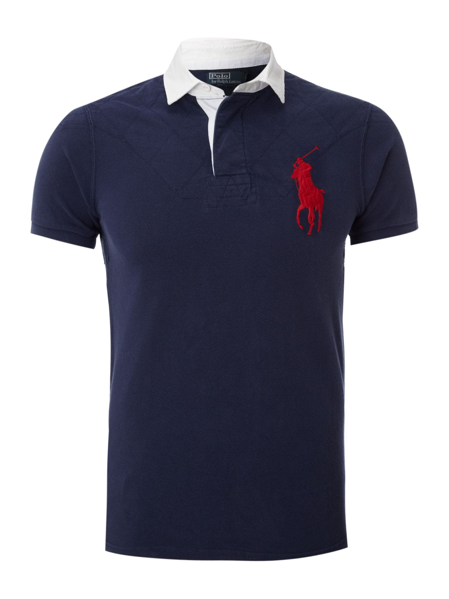 Polo Ralph Lauren Custom Fitted Rugby Big Pony Polo Shirt in Blue for ...