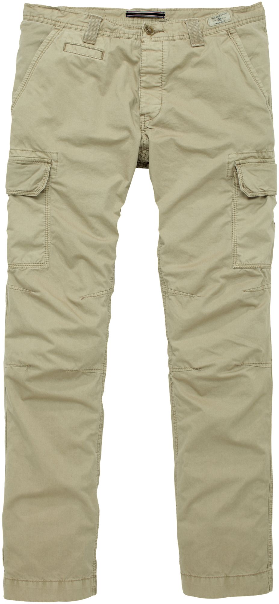 Tommy Hilfiger Hudson Twill Cargo Trousers in Khaki for Men | Lyst