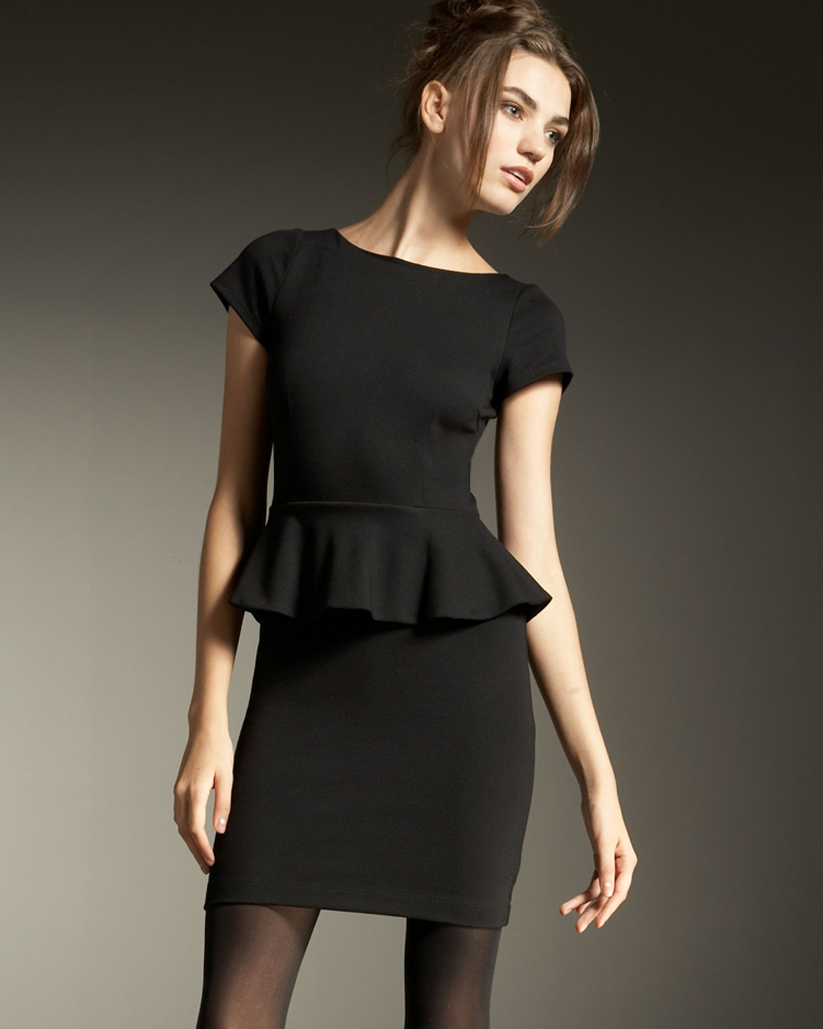 alice olivia peplum dress