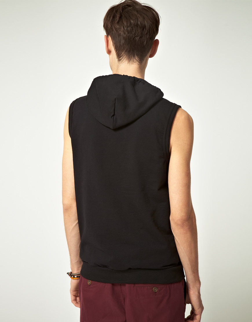 American apparel sale sleeveless hoodie