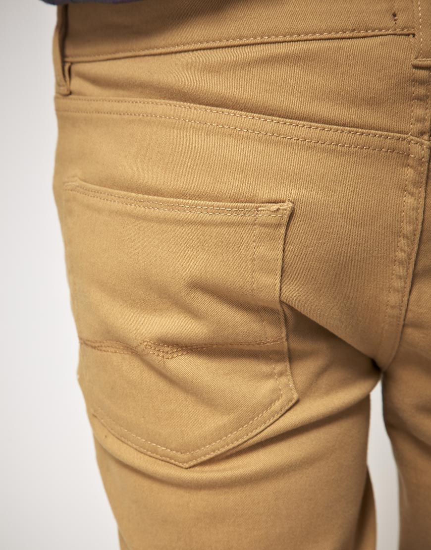 ASOS Tan Skinny Jeans in Brown for Men Lyst