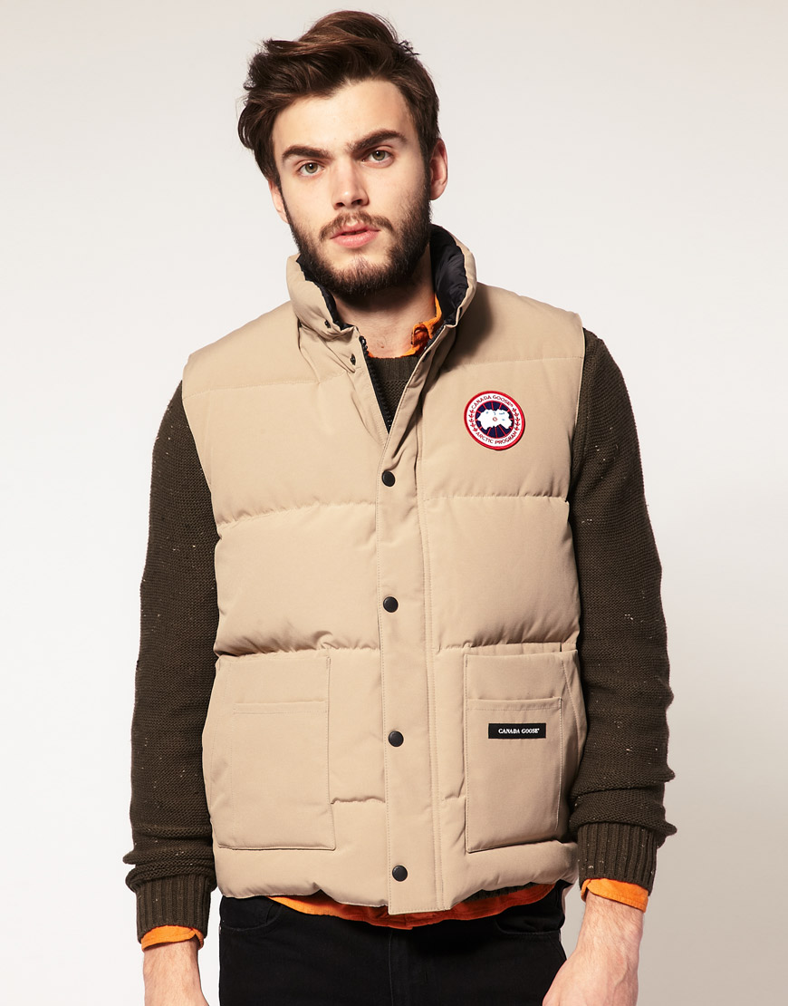 Canada Goose Canada Goose Freestyle Gilet in Tan (Brown) for Men - Lyst