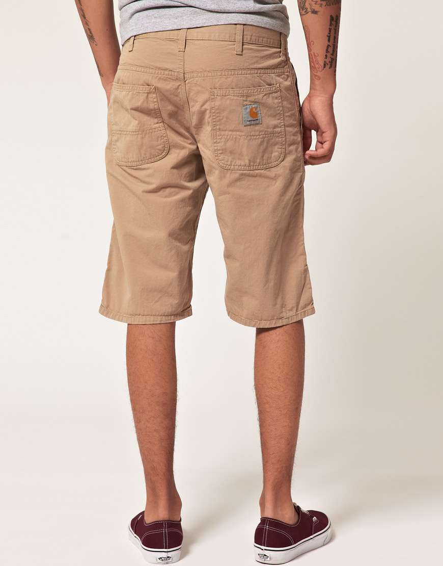 Carhartt Carhartt Monty Bermuda Shorts in Beige (Natural) for Men - Lyst