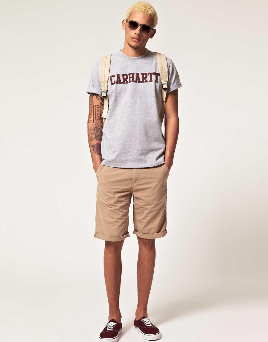 Carhartt Carhartt Monty Bermuda Shorts in Beige (Natural) for Men | Lyst