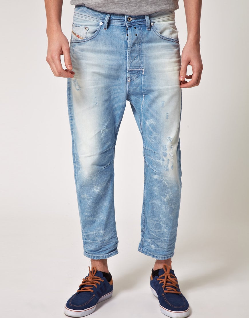 DIESEL Narrot Carrot Fit Jeans in Blue for Men | Lyst