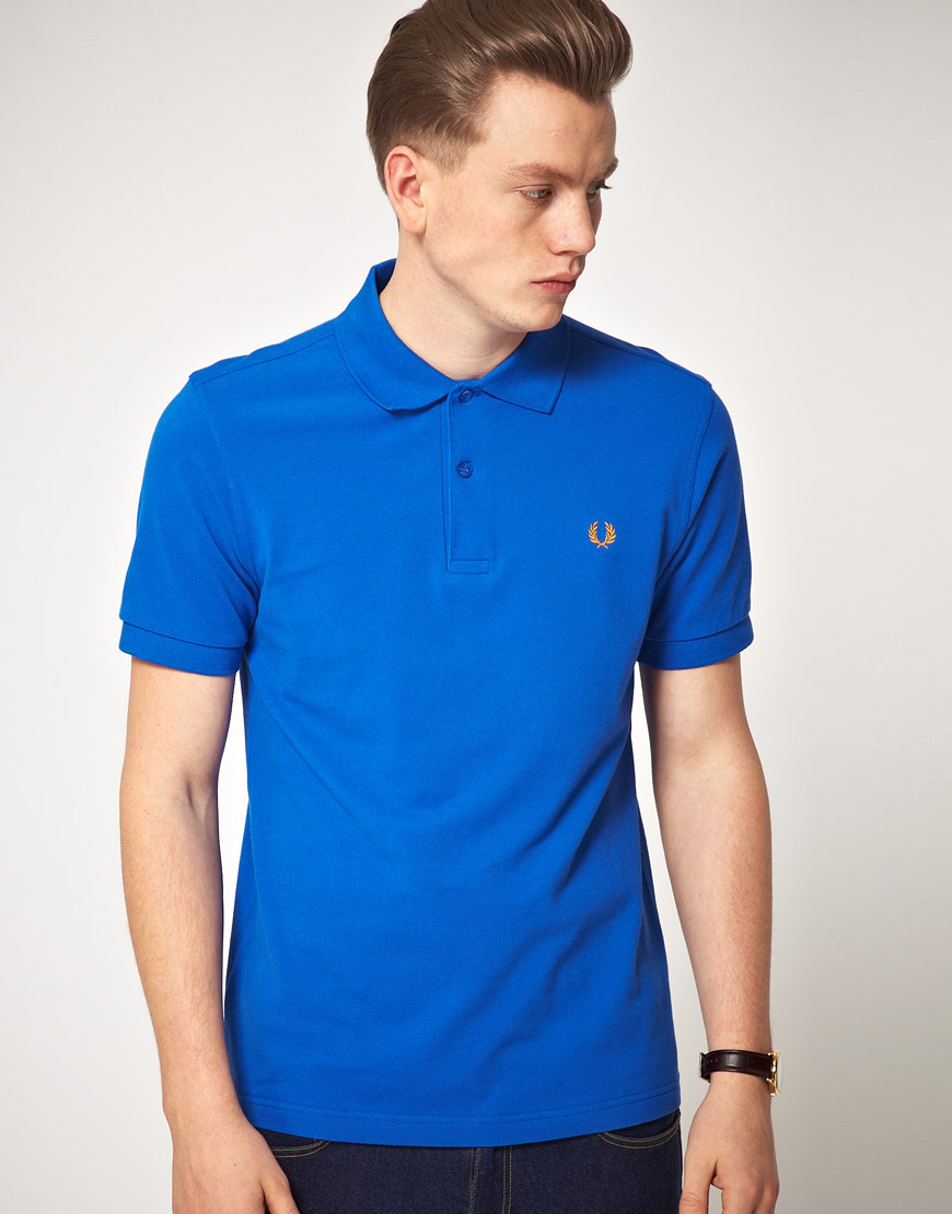 fred perry plain polo shirt