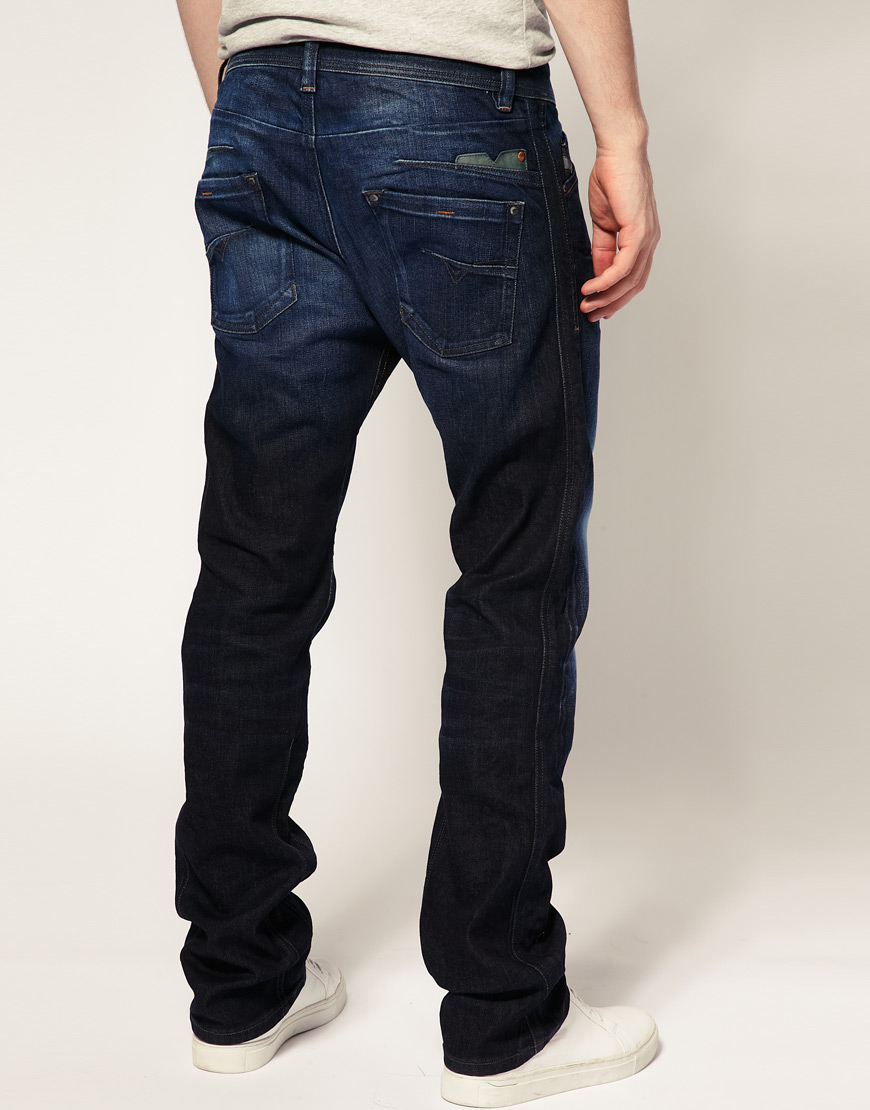 DIESEL Darron 882v Slim Jeans in Blue for Men - Lyst
