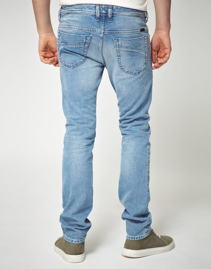 DIESEL Diesel Iakop Slim Jeans Blue for Men | Lyst