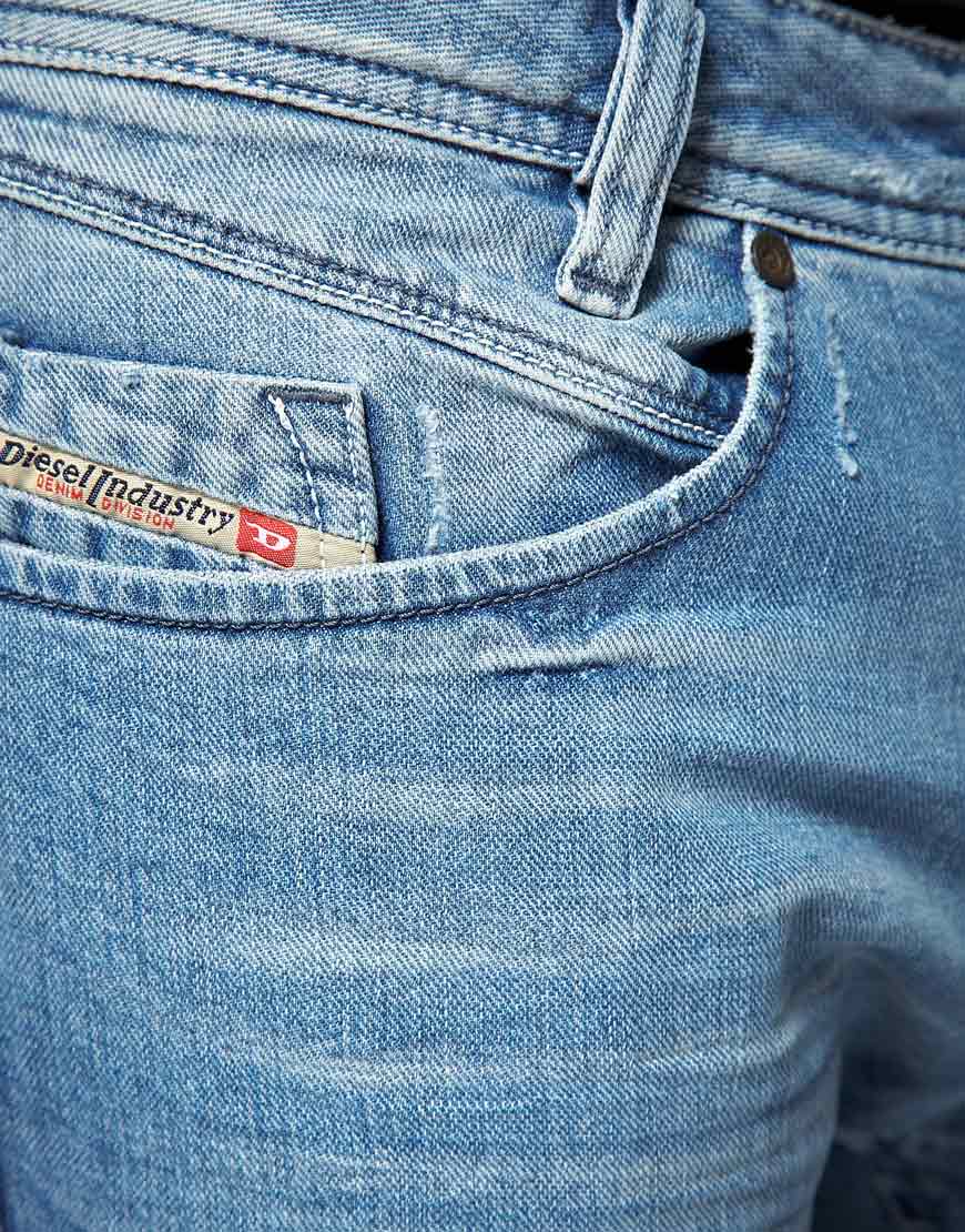DIESEL Diesel Iakop Slim Straight Jeans in Blue for Men - Lyst