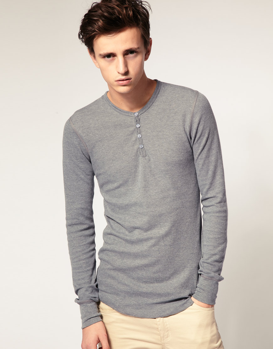 american apparel long sleeve henley