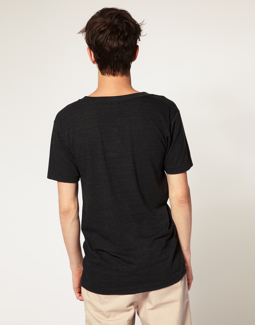 ViiViiKay Mens Short Sleeve Basic Slim Fit Tri-Blend and Cotton V Neck T Shirt BLACK M 