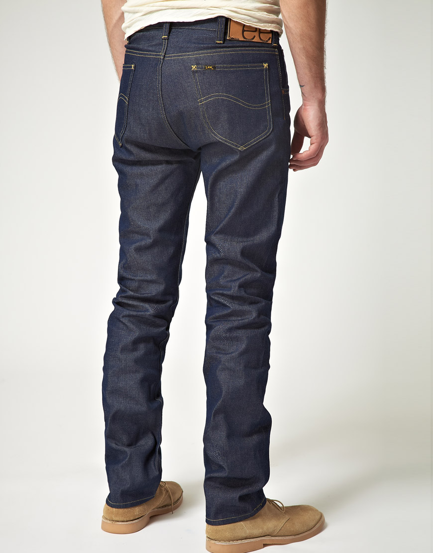 Niet doen plein klei Lee Jeans Lee 101 Rider Selvedge Slim Fit Jeans in Blue for Men | Lyst