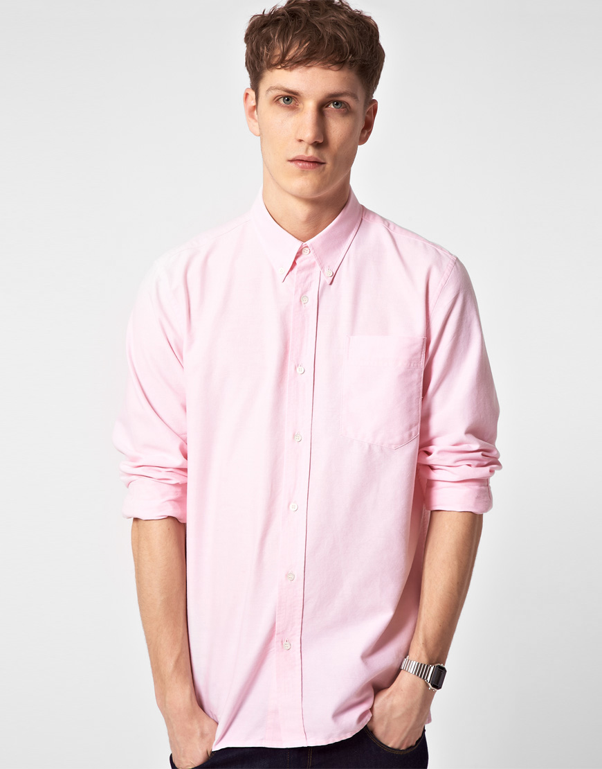 fred perry pink shirt