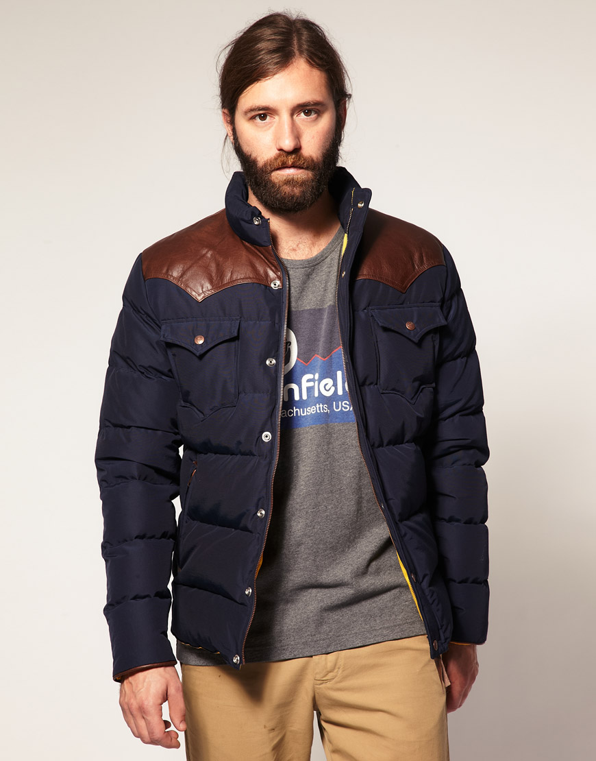 Penfield Penfield Stapleton Insulated Jacket in Navy (Blue) for Men - Lyst