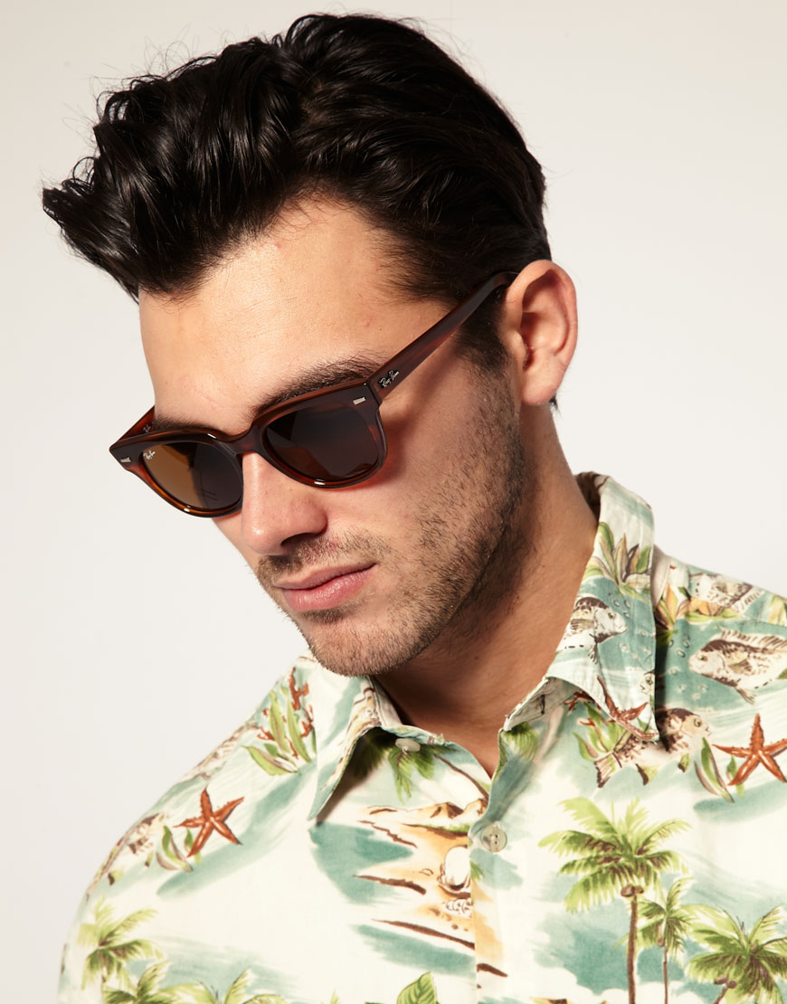 mens wayfarer sunglasses tortoise shell